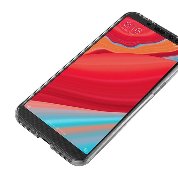 Microsonic Xiaomi Redmi S2 Kılıf 6 tarafı tam full koruma 360 Clear Soft Şeffaf 2