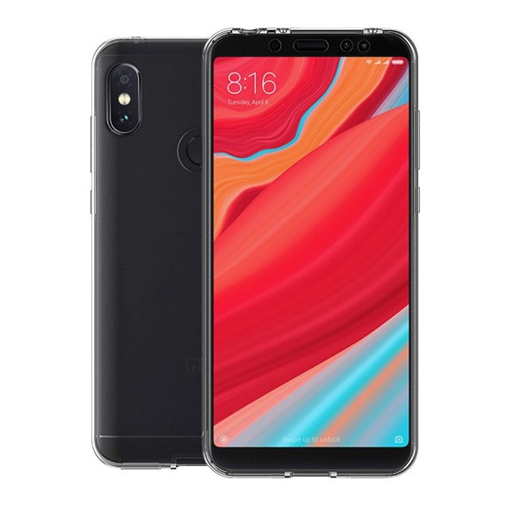 Microsonic Xiaomi Redmi S2 Kılıf 6 tarafı tam full koruma 360 Clear Soft Şeffaf 4