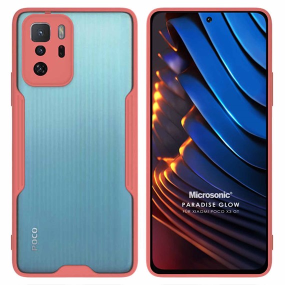 Microsonic Xiaomi Poco X3 GT Kılıf Paradise Glow Pembe 1