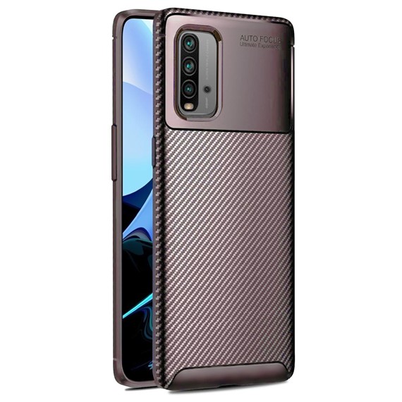 Microsonic Xiaomi Redmi 9T Kılıf Legion Series Kahverengi 1