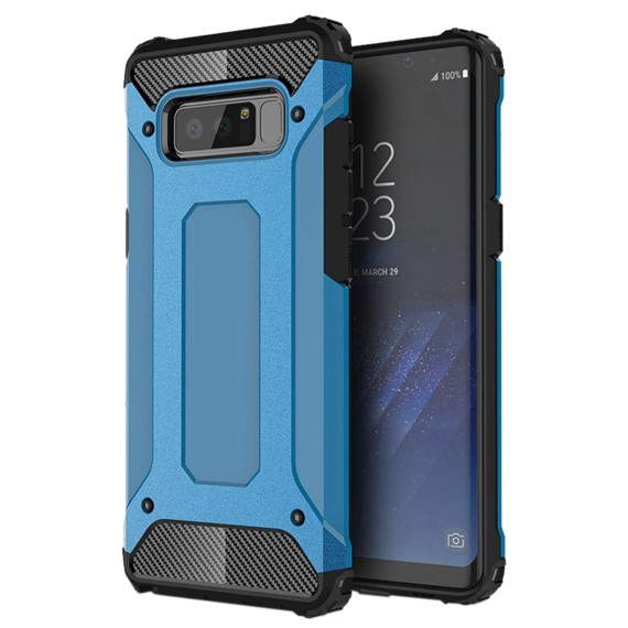 Microsonic Samsung Note 8 Kılıf Rugged Armor Mavi 1