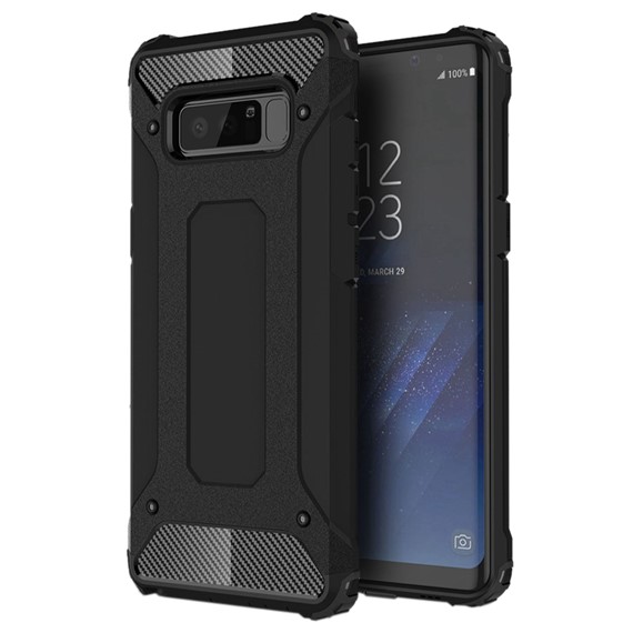 Microsonic Samsung Note 8 Kılıf Rugged Armor Siyah 1