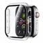 Microsonic Apple Watch SE 2022 44mm Kılıf Clear Premium Slim WatchBand Şeffaf