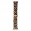Microsonic Apple Watch Series 8 41mm Kordon Luxe Metal Leopard Gold