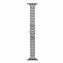 Microsonic Apple Watch Series 8 45mm Kordon Metal Fish Tail Style Koyu Gri