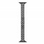 Microsonic Apple Watch Series 8 45mm Kordon Metal Fish Tail Style Siyah