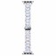 Microsonic Apple Watch Series 11 46mm Flame Metal Stainless Kordon Beyaz