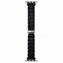 Microsonic Apple Watch Series 11 46mm Flame Metal Stainless Kordon Siyah
