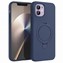 Microsonic Apple iPhone 11 Kılıf Aura Stant MagSafe Lacivert
