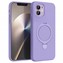 Microsonic Apple iPhone 11 Kılıf Aura Stant MagSafe Lila