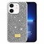 Microsonic Apple iPhone 12 Kılıf Cosmic Shine Gümüş
