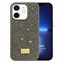 Microsonic Apple iPhone 12 Kılıf Cosmic Shine Koyu Gri