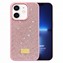 Microsonic Apple iPhone 12 Kılıf Cosmic Shine Pembe
