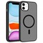 Microsonic Apple iPhone 12 Kılıf MagSmoke Neo Siyah
