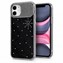 Microsonic Apple iPhone 11 Kılıf ShineGlam Luxe Siyah