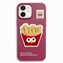 Microsonic Apple iPhone 11 Kılıf Stitched Puppy Plush French Fries