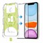 Microsonic Apple iPhone 11 Magic Uygulama Aparatlı Tam Kapatan Ekran Koruyucu Siyah