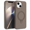 Microsonic Apple iPhone 14 Kılıf Aura Stant MagSafe Kahverengi