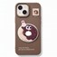 Microsonic Apple iPhone 14 Kılıf Stitched Puppy Plush Doughnut