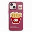Microsonic Apple iPhone 14 Kılıf Stitched Puppy Plush French Fries