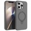 Microsonic Apple iPhone 13 Pro Max Kılıf Aura Stant MagSafe Gri