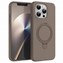 Microsonic Apple iPhone 13 Pro Max Kılıf Aura Stant MagSafe Kahverengi