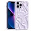 Microsonic Apple iPhone 13 Pro Max Kılıf Rippledots Lila