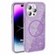 Microsonic Apple iPhone 14 Pro Max Kılıf GlamGrip Luxe Lila