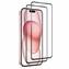 Microsonic Apple iPhone 15 Crystal Seramik Nano Ekran Koruyucu Siyah 2 Adet