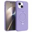 Microsonic Apple iPhone 15 Kılıf Aura Stant MagSafe Lila