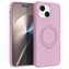 Microsonic Apple iPhone 15 Kılıf Aura Stant MagSafe Pembe