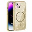 Microsonic Apple iPhone 15 Plus Kılıf GlamGrip Luxe Gold