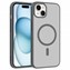 Microsonic Apple iPhone 15 Kılıf MagSmoke Neo Gri