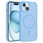 Microsonic Apple iPhone 15 Kılıf MagSmoke Neo Mavi