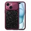 Microsonic Apple iPhone 15 Kılıf Ruby Sparkle Mürdüm