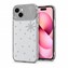 Microsonic Apple iPhone 15 Kılıf ShineGlam Luxe Gri