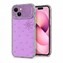 Microsonic Apple iPhone 15 Kılıf ShineGlam Luxe Pembe