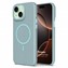 Microsonic Apple iPhone 15 Plus Kılıf MagLeather Pro Mavi