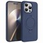 Microsonic Apple iPhone 15 Pro Max Kılıf Aura Stant MagSafe Lacivert