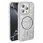 Microsonic Apple iPhone 15 Pro Max Kılıf GlamGrip Luxe Gümüş