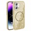 Microsonic Apple iPhone 16 Plus Kılıf GlamGrip Luxe Gold