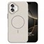 Microsonic Apple iPhone 16 Kılıf MagLeather Pro Bej
