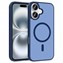 Microsonic Apple iPhone 16 Kılıf MagSmoke Neo Lacivert