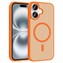 Microsonic Apple iPhone 16 Kılıf MagSmoke Neo Turuncu