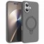 Microsonic Apple iPhone 16 Kılıf Aura Stant MagSafe Gri