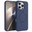 Microsonic Apple iPhone 16 Pro Kılıf Aura Stant MagSafe Lacivert