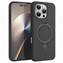 Microsonic Apple iPhone 16 Pro Kılıf Aura Stant MagSafe Siyah