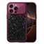 Microsonic Apple iPhone 16 Pro Max Kılıf Ruby Sparkle Mürdüm