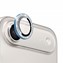 Microsonic Apple iPhone 17 Air Tekli Diamond Taşlı Kamera Koruma Camı Mavi