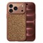Microsonic Apple iPhone 17 Pro Kılıf Ruby Sparkle Kahverengi